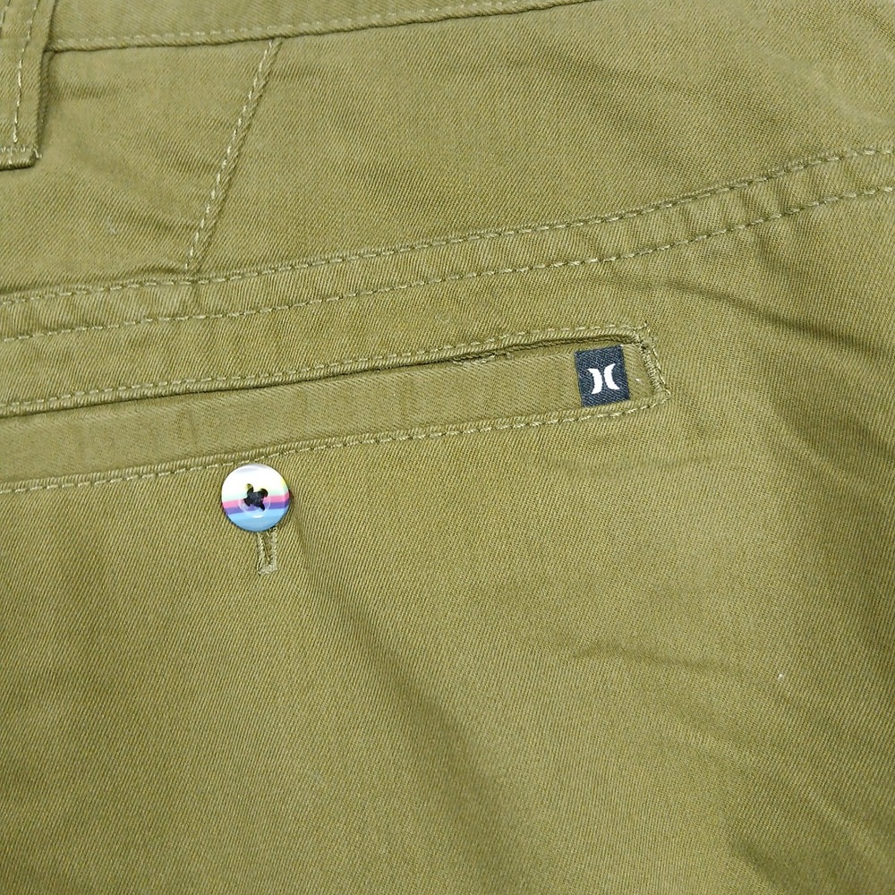 Hurley Olive Chino Pants for Men - Picture 7 of 12